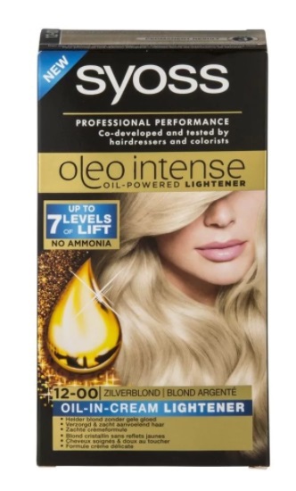 Syoss Oleo intense 12-00 zilverblond 1 stuk