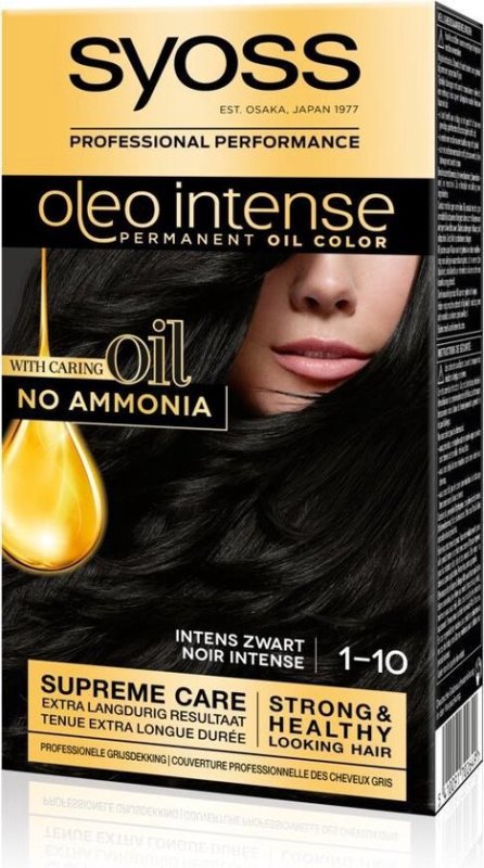 Syoss Oleo intens 1-10 intens zwart 1 stuk