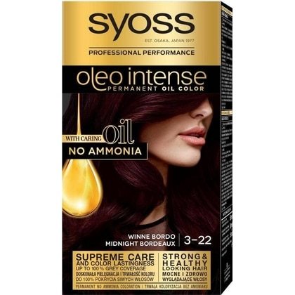 Syoss Color oleo int. 3-22 midnight bord 1 Stuk