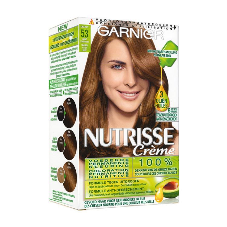 Garnier Haarverf 53 noissette licht goudbruin verp.