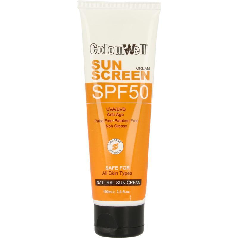 Colourwell Natuurlijke zonnecreme spf50 100 ML