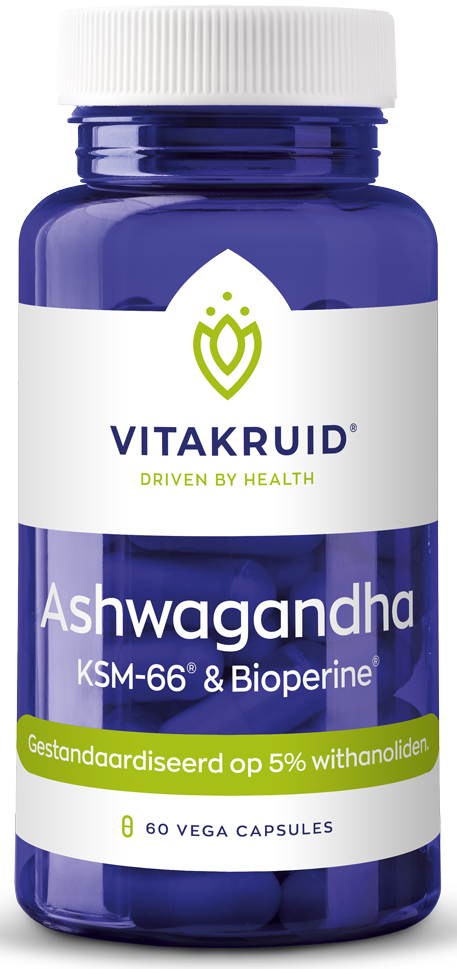 Vitakruid Ashwagandha 5% withanoliden KSM-66 & Bioperine 60