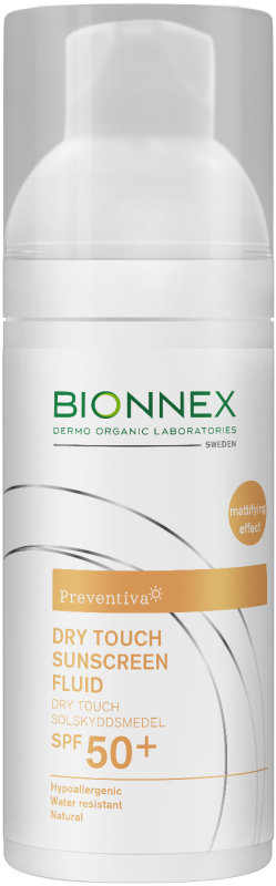 Bionnex Preventiva dry touch sunscreen fluid spf50+ 50ml