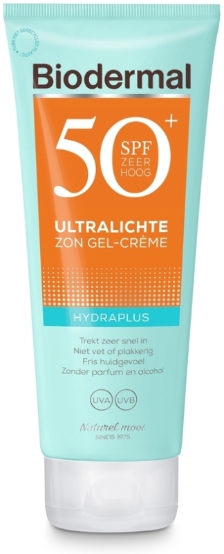 Biodermal Ultralichte zon gel-crème spf50+ 200 ML