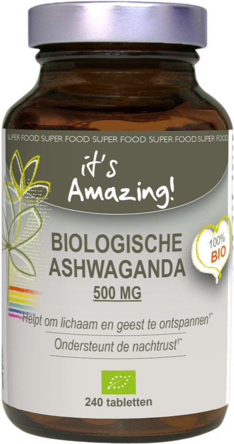 Its Amazing It's Amazing Biologische Ashwaganda 500mg Tabletten