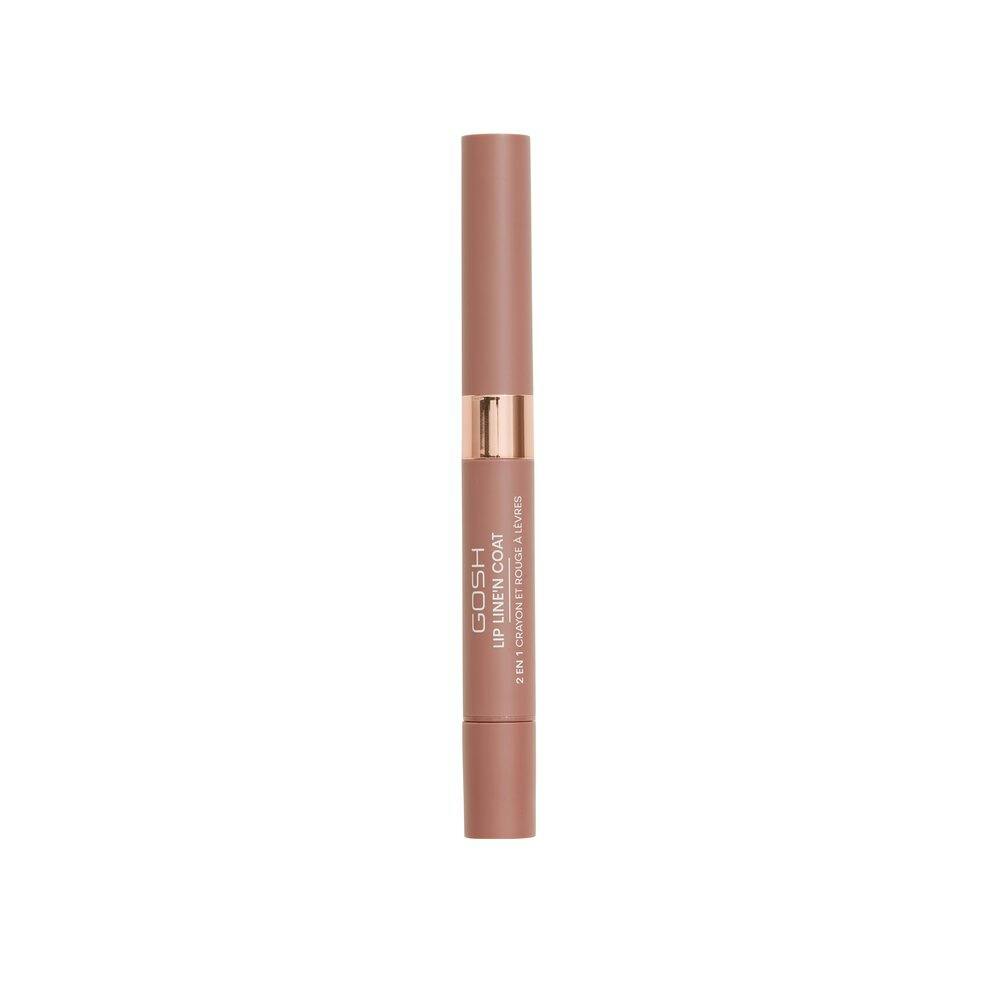 GOSH Lip Line'n Coat Burnt Cinnamon 0,42 g + 2 ml