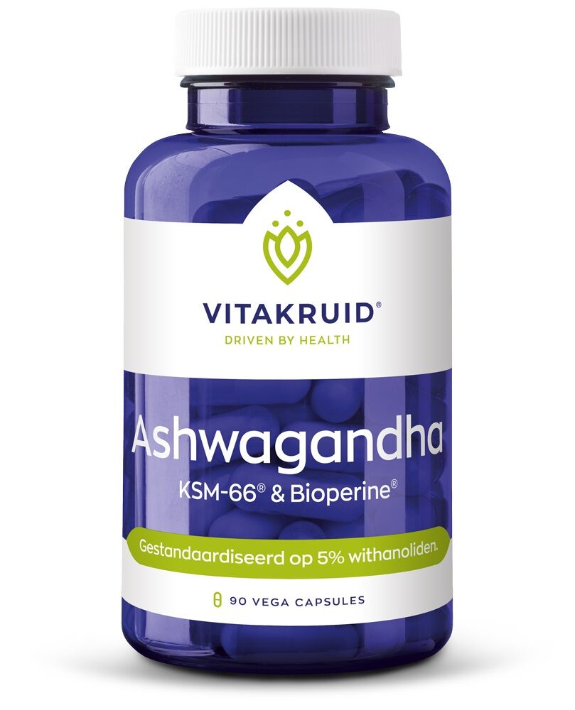 Vitakruid Ashwagandha 5% withanoliden KSM-66 & Bioperine 60
