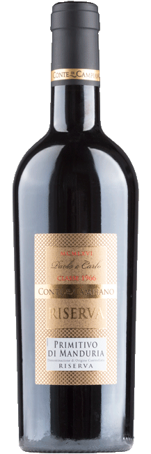 Conte di Campiano Primitivo di Manduria Riserva Sessantasei 66
