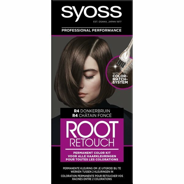 Syoss Root retouch donkerbruin 1st