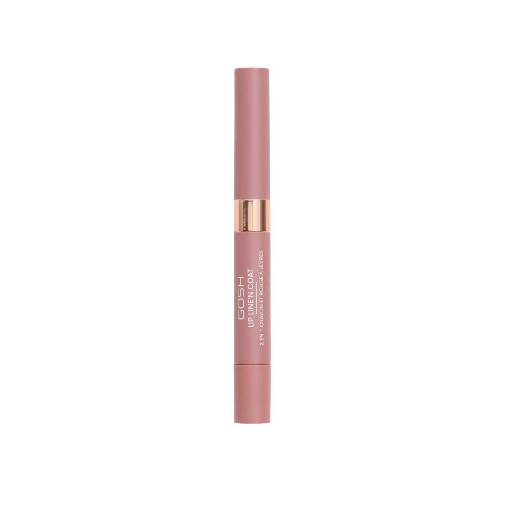 GOSH Lip Line'n Coat Ruby Chocolate 0,42 g + 2 ml