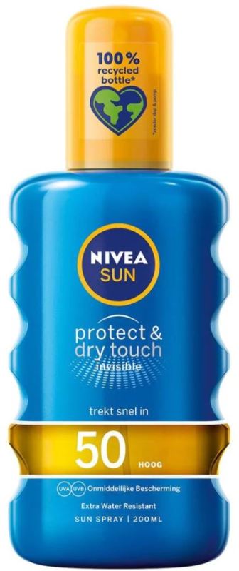 Nivea Sun protect & dry touch invisible spf50 200 ML
