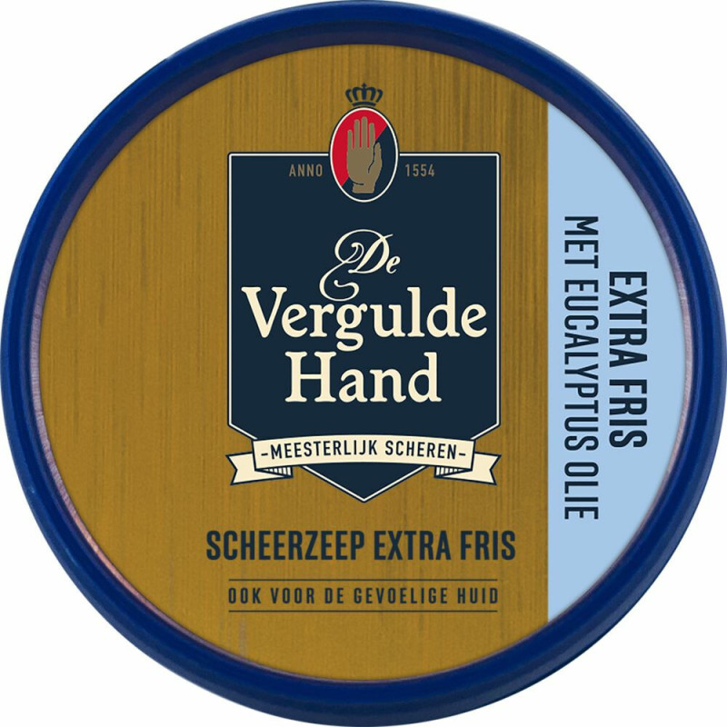 Vergulde Hand Scheerzeep extra fris 75 gram