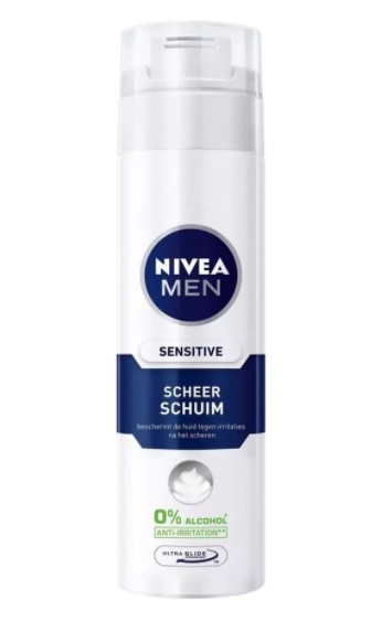 Nivea For men scheerschuim sensitive 250 ML
