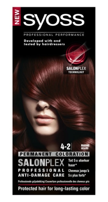 Syoss Color cream 4-2 mahonie 1 stuk