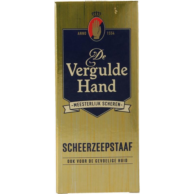 Vergulde Hand Scheerzeepstaaf 75g