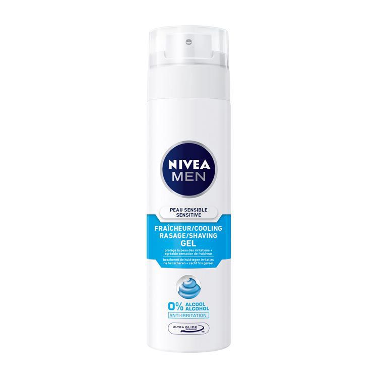 Nivea For men scheergel sensitive cooling 200ml