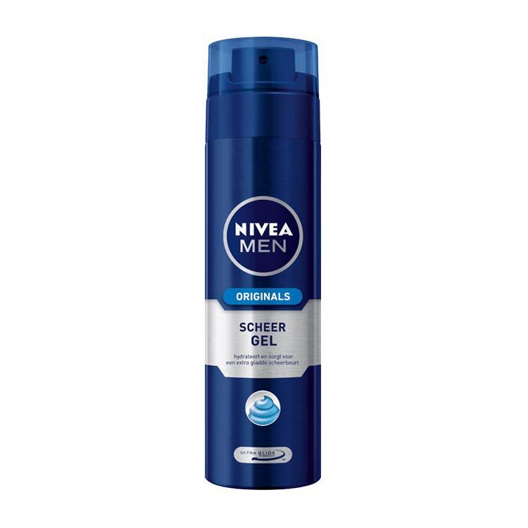 Nivea For men scheergel vochtinbrengend 200 ml