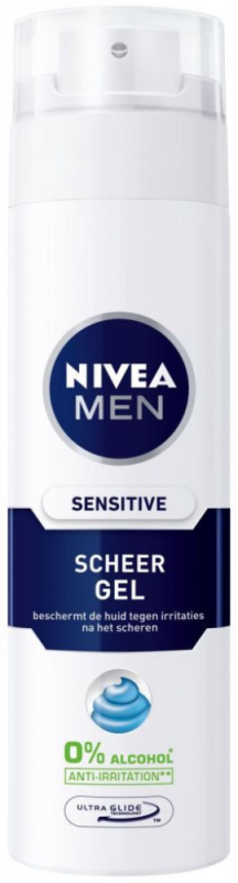 Nivea For men scheergel sensitive 200 ML