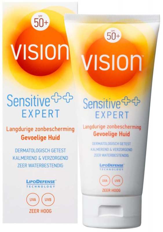 Vision Zonnecrème sensitive++ expert spf50+ 180 ML