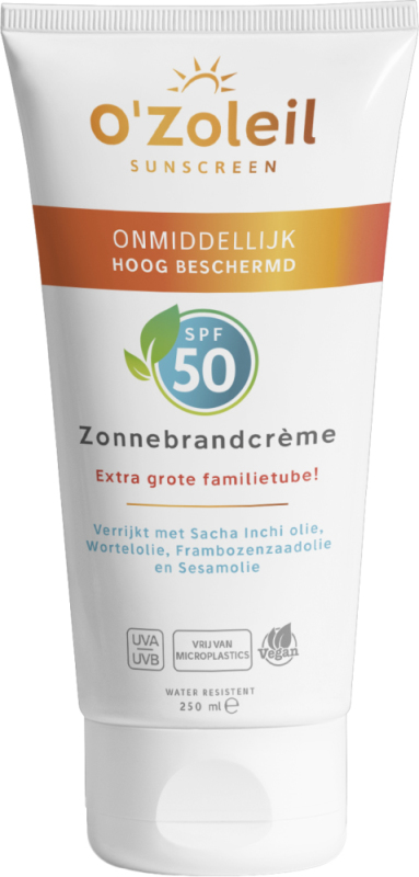O'zoleil Familie verpakking zonnebrand spf 50 250ML