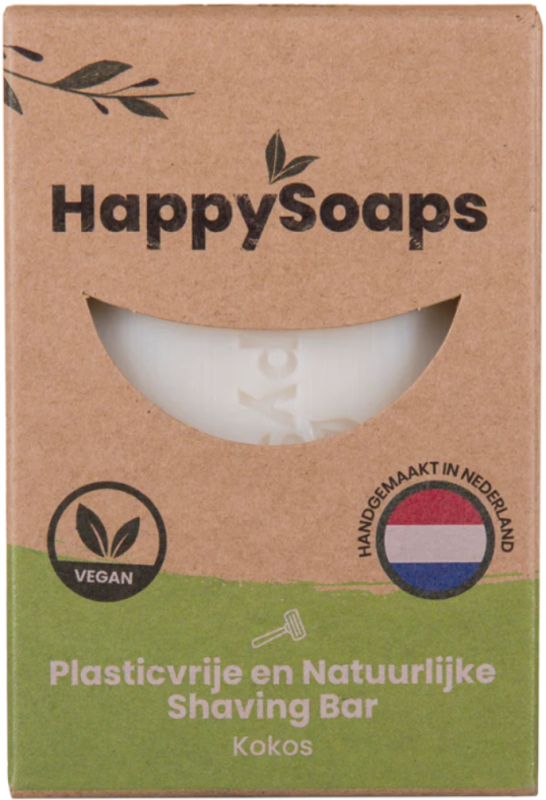 HappySoaps Shaving bar kokos 80gr