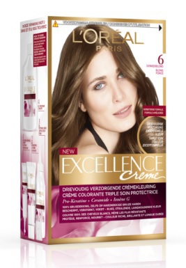 L'Oréal Paris Excellence creme haarverf donkerblond 6 1 stuk