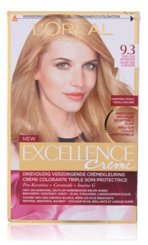 L'Oréal Paris Excellence zeer licht goudblond 9.3 1 stuk