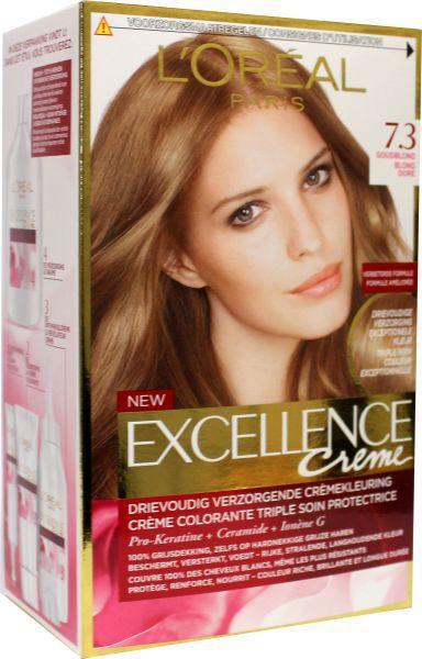 L'Oréal Paris Excellence creme haarverf goudblond 7.3 1 stuk