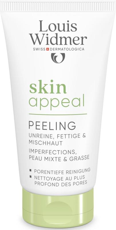 Louis Widmer Skinappeal peeling zonder parfum 50 ML