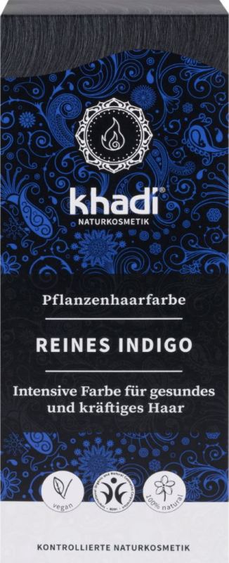 Khadi Haarverf pure indigo 100 gram