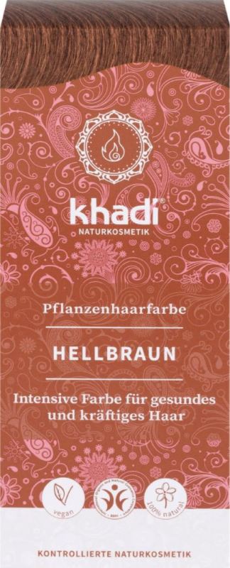 Khadi Haarverf light brown 100 gram