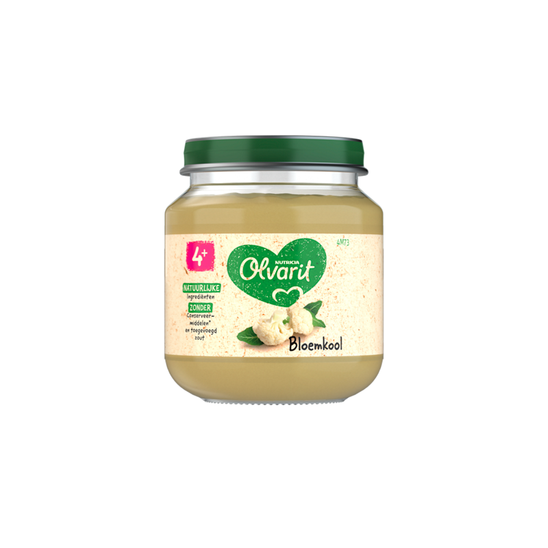 Olvarit  Groentehapje - Bloemkool - 4+ maanden - 125 gr