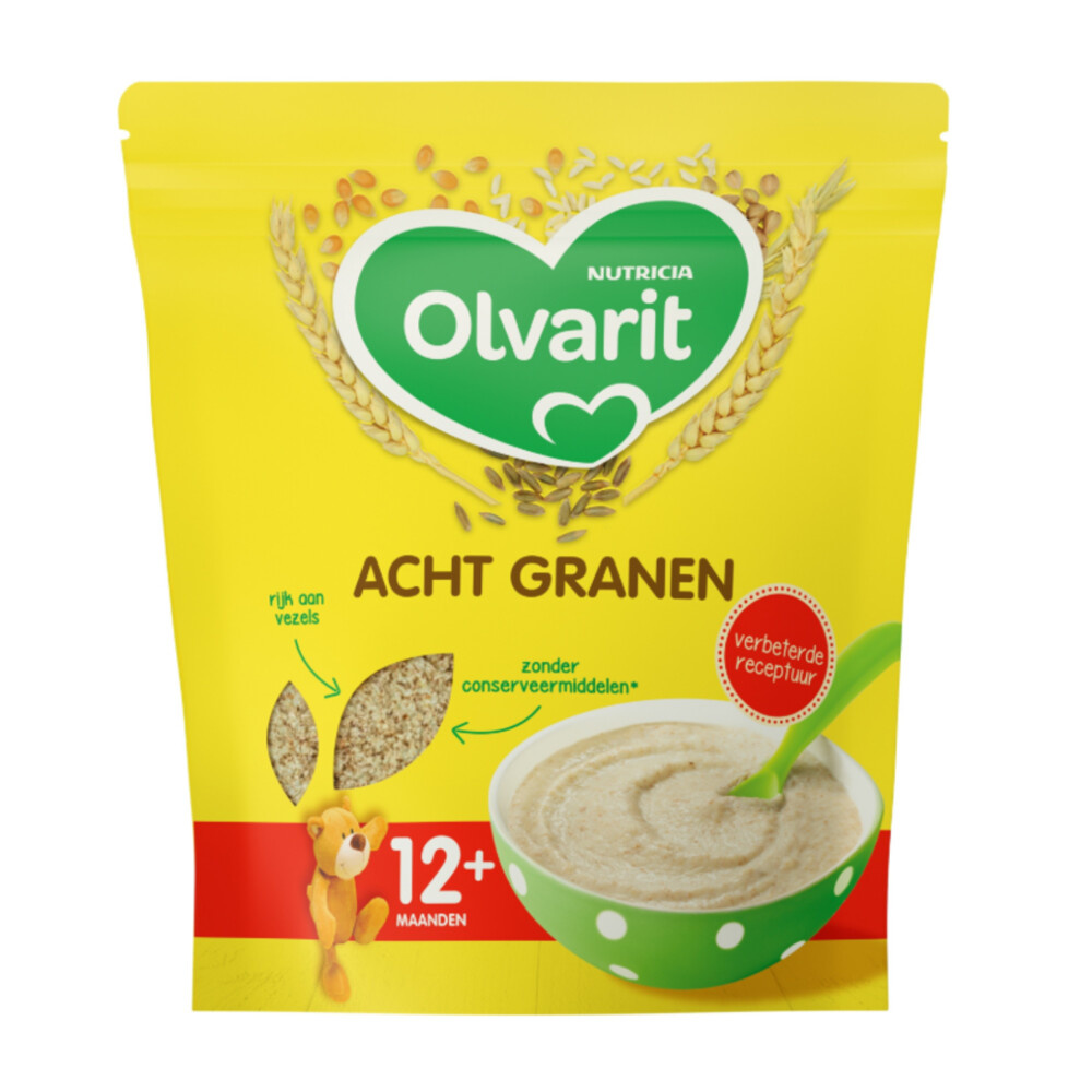 Olvarit  Acht Granen - 12+M - 200gr