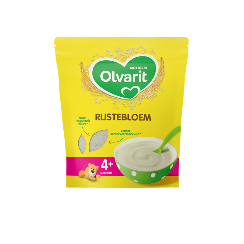 Olvarit  Rijstebloem - 4+ maanden - 200 gram