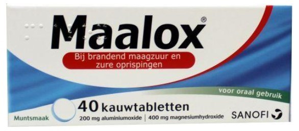 Maalox Kauwtabletten 40 kauwtabletten