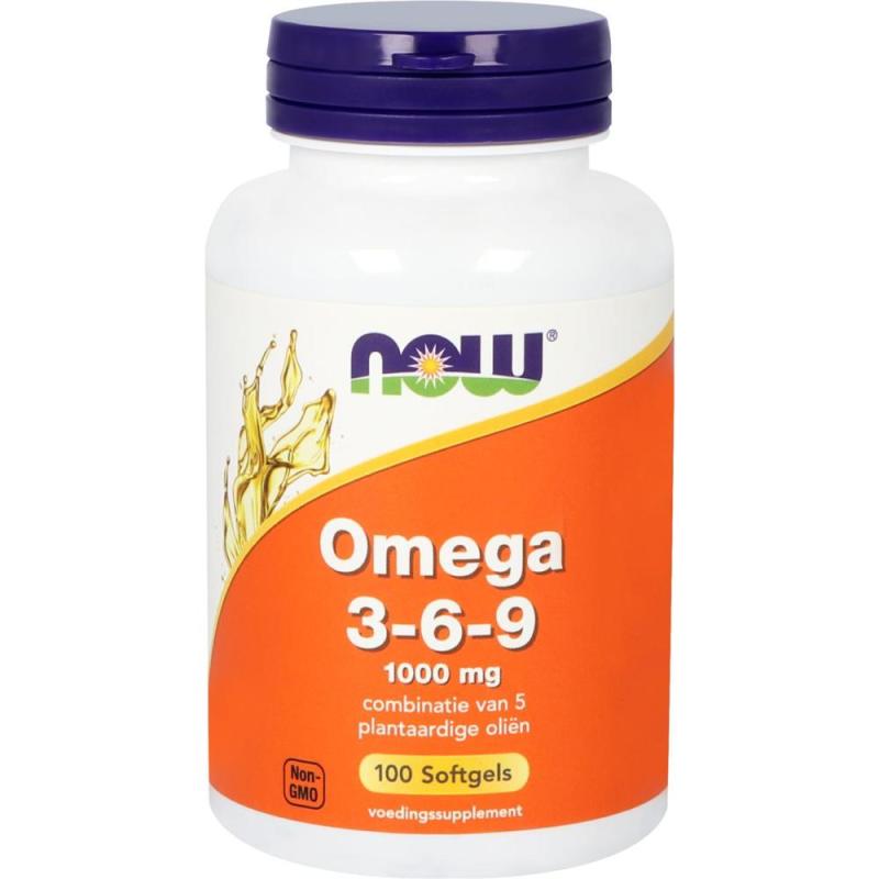 Now Omega 3-6-9 1000mg 100 softgels