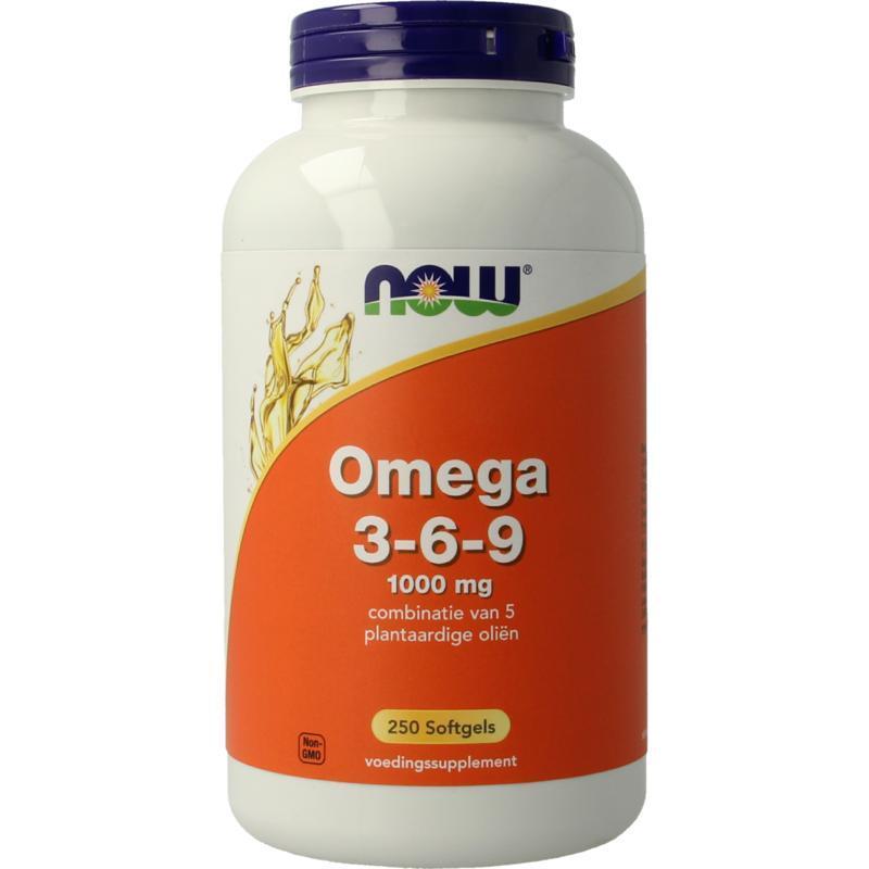 Now Omega 3-6-9 1000 mg 250 Softgels