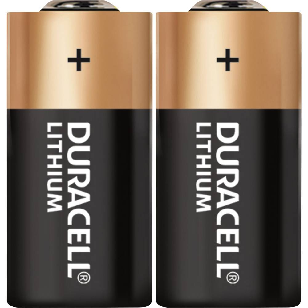 Duracell CR123 CR123A Fotobatterij Lithium 1400 mAh 3 V 2 stuk(s)