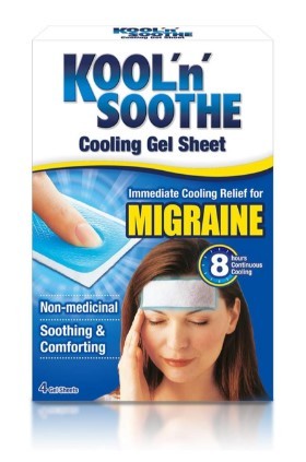 Kool'n'soothe Migraine gelstrips 4 Stuks