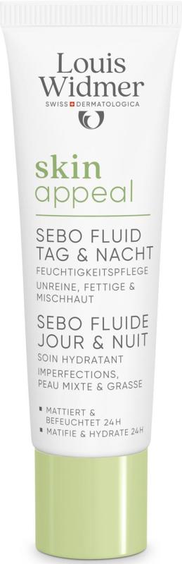 Louis Widmer Skinappeal sebo fluide dag & nacht zonder parfum 30 ML