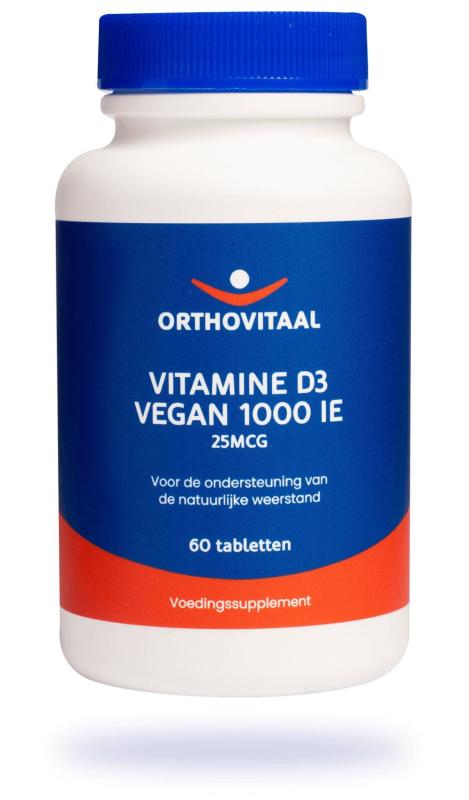 Orthovitaal Vitamine d3 1000ie vegan 60tb