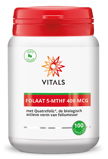 Vitals Folaat 5-mthf 400mcg Capsules