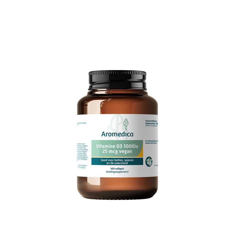 Aromedicare Vitamine d3 25mcg vegan 100 softgels