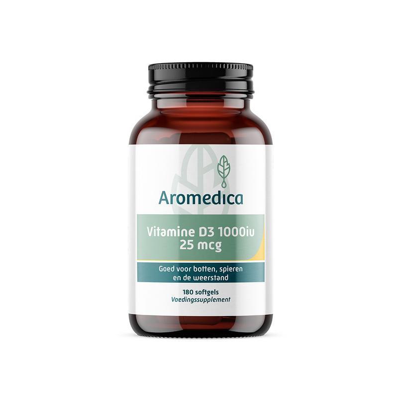 Aromedicare Vitamine d3 25mcg 180 softgels