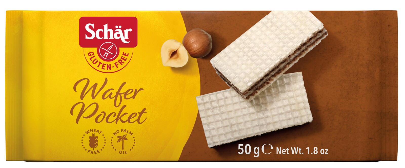 Schar Wafels Hazelnoot Glutenvrij