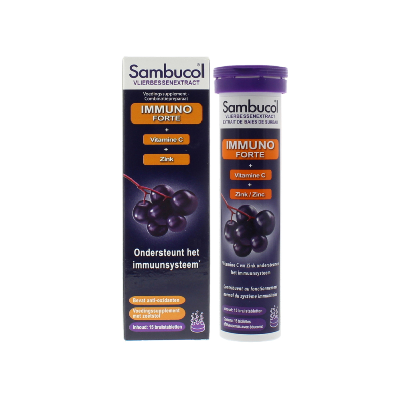 Sambucol Immuno forte bruistabletten 15 tabletten