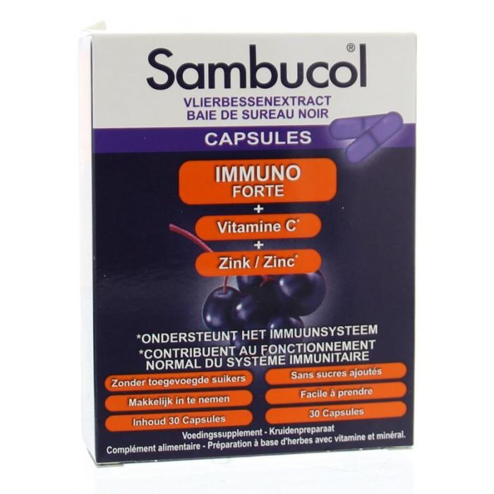 Sambucol Immuno forte capsules 30 capsules