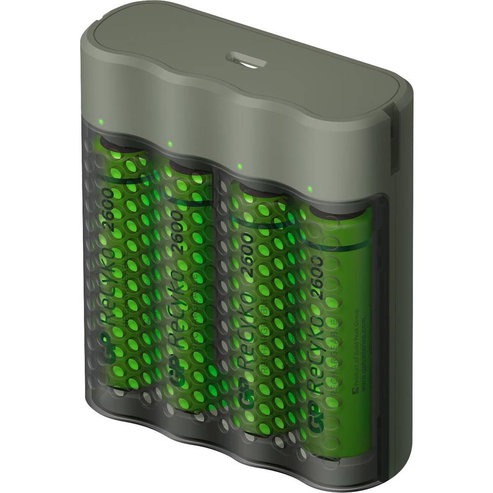 GP RCKCHM451U462 Batterijlader NiMH AAA (potlood), AA (penlite)
