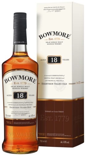 Bowmore 18 Years Single Malt Whisky 70CL