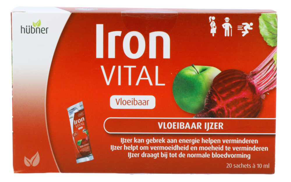 Hubner Iron Vital F Vloeibaar Ijzer Sachet